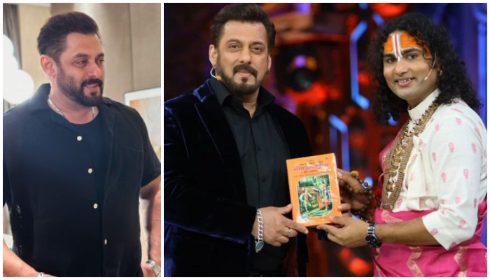 Bigg Boss 18: Salman Khan welcomes spiritual blessings with Bhagwat Gita from Aniruddhacharya NTI