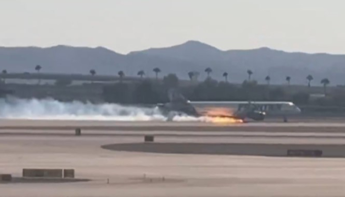 Frontier Airlines flight catches fire on arrival in Las Vegas, FAA launches probe dmn