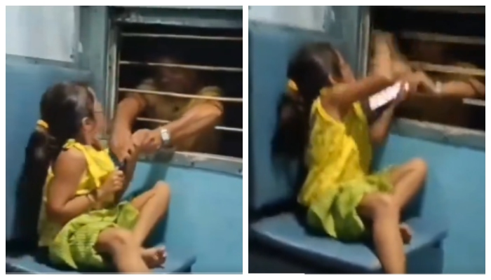 Video of phone snatching from girl's hand through train window goes viral 