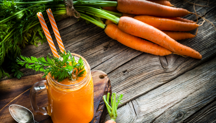 reasons to drink carrot juice in the morning