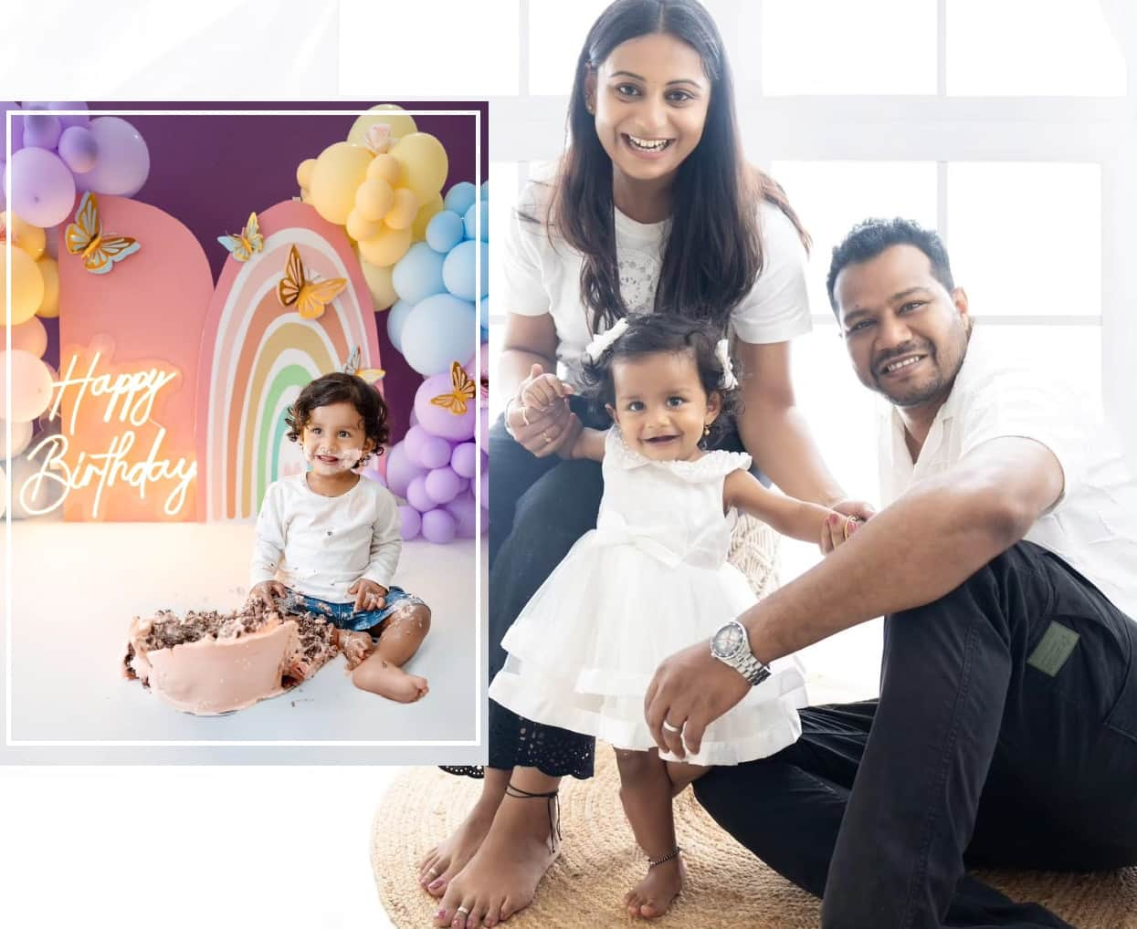 Actress Gowthami Gowda celebrates her daughters first birthday pav