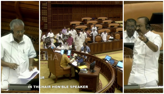 Kerala Assembly erupts in chaos as CM and Opposition leader clash over 'unstarred' questions; session suspended anr