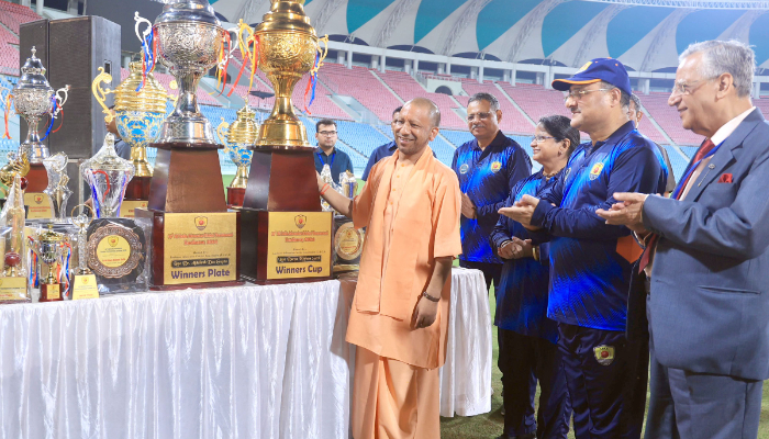 UP Chief Minister Yogi Adityanath inaugurates the 36th All India Advocate Cricket Tournament at Ekana Stadium anr 