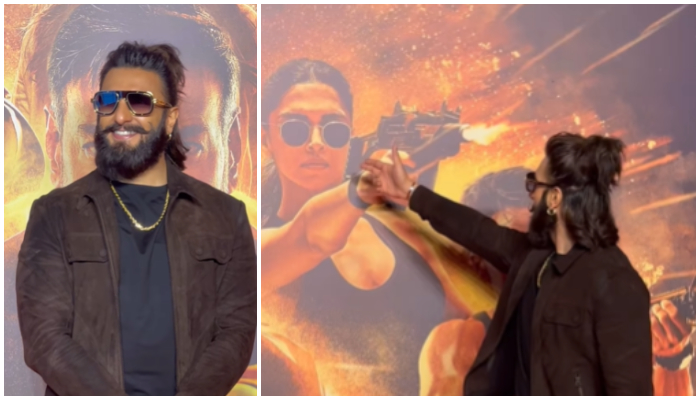 'Singham Again' trailer launch: Ranveer Singh turns 'ward off evil eye' on seeing Deepika's poster [WATCH] NTI