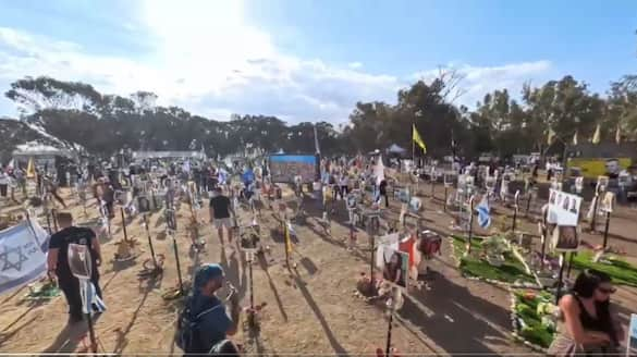 Victims' families break down in tears at Nova festival site to mark one year of October 7 massacres (WATCH) shk