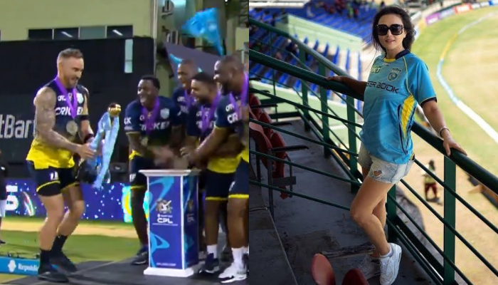 After 11 years long wait Preity Zinta's Saint Lucia Kings Finally Wins CPL Trophy