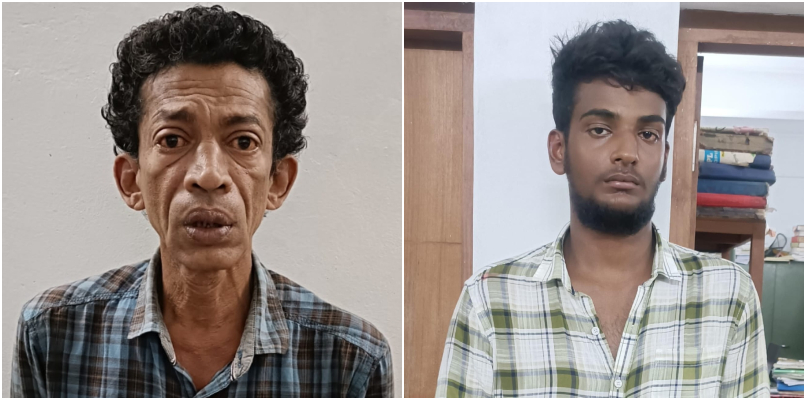 Two people were arrested for stealing mobile phones in Aluva