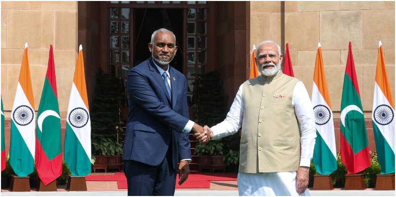 PM Modi meets Maldives President Mohamed Muizzu in New Delhi