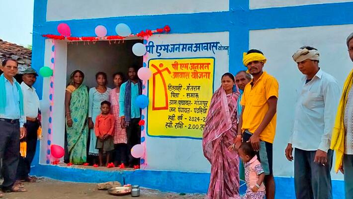 Kabirdham-district-gram-panchayat-getting-houses-under-Pradhan-Mantri-Awas-Yojana