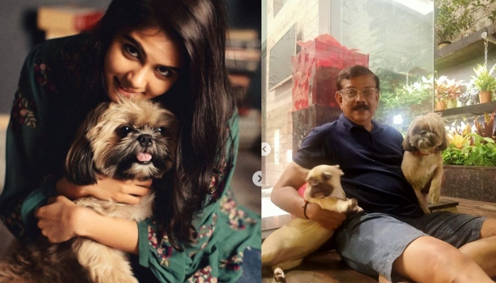 actress kalyani priyadarshan hear touching note about her pet dog died 