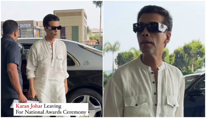 70th National Awards 2024: Karan Johar heads for Delhi; gets papped at airport [WATCH] ATG