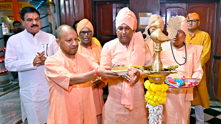 CM Yogi in Varanasi: Nation's Security Supreme Even If Violence Needed AKP