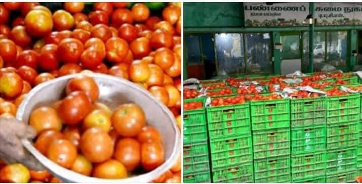 Tomatoes and onions are being sold at reduced prices from today on behalf of the Tamil Nadu government KAK