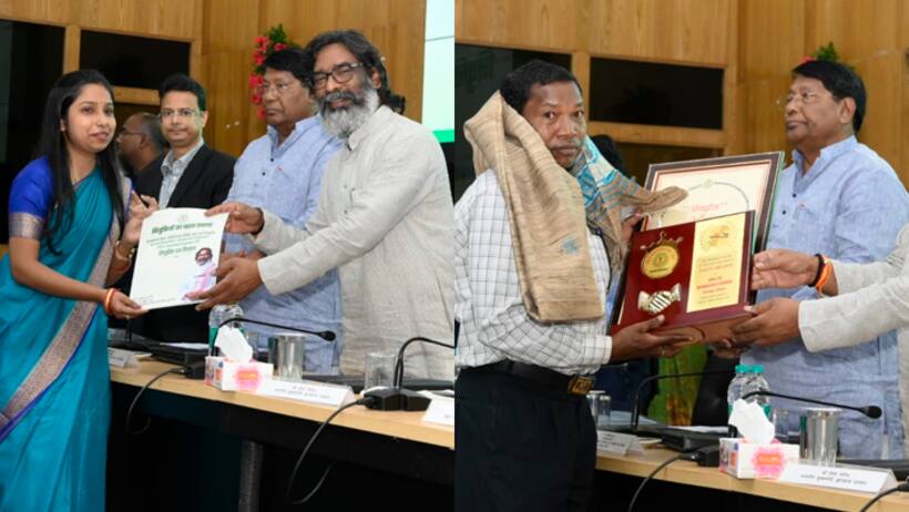 Jharkhand CM Hemant Soren honors students, distributes appointment letters at education event
