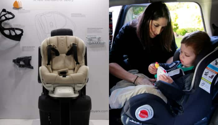 This phenomenon occurs in cars during collisions, this is the reasons why a child seat must mandatory install in your car