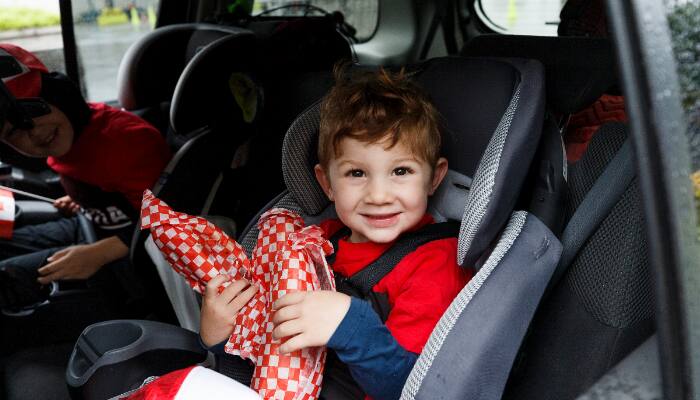 This phenomenon occurs in cars during collisions, this is the reasons why a child seat must mandatory install in your car