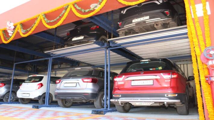 noida automated puzzle parking system 