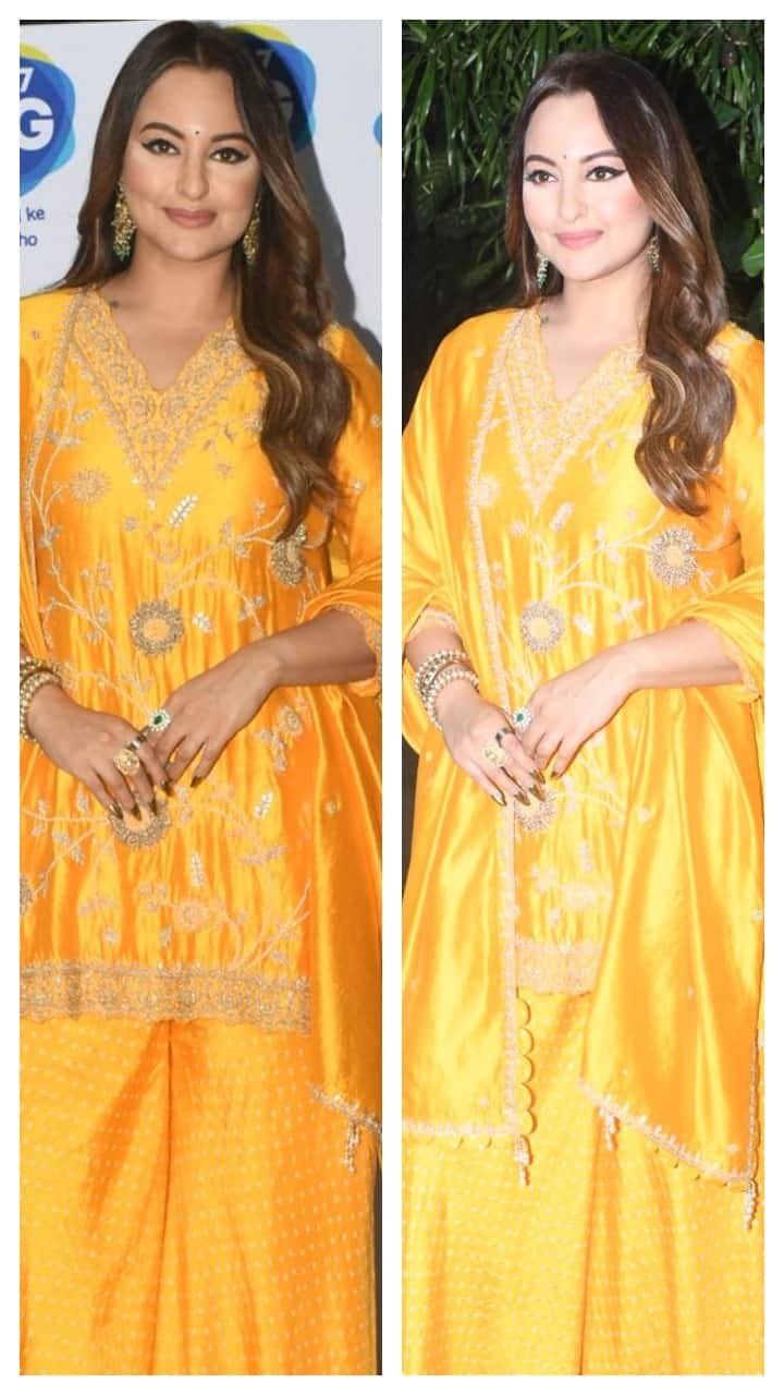 Karwa Chauth 2024: 7 yellow embroidery suit ideas for the festival ATG