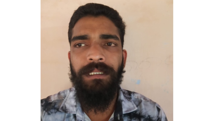 26 year old man caught with 23 grams of ganja while the patrolling of police team