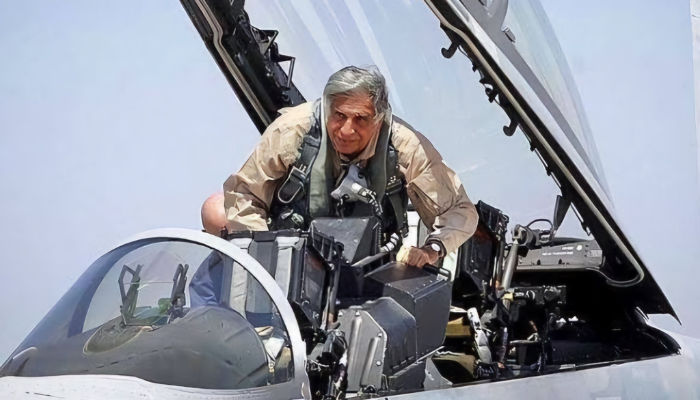 The day when Ratan Tata flew an F-16 fighter jet over Bengaluru gcw