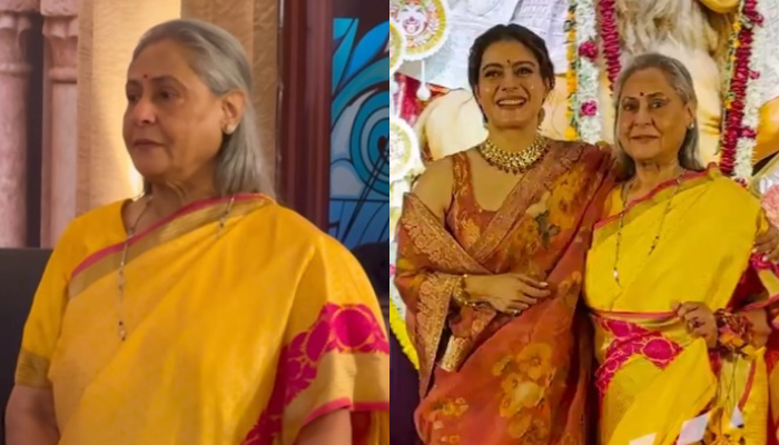 WATCH: Jaya Bachchan visits Durga Puja pandal ahead of Amitabh Bachchan's birthday RKK