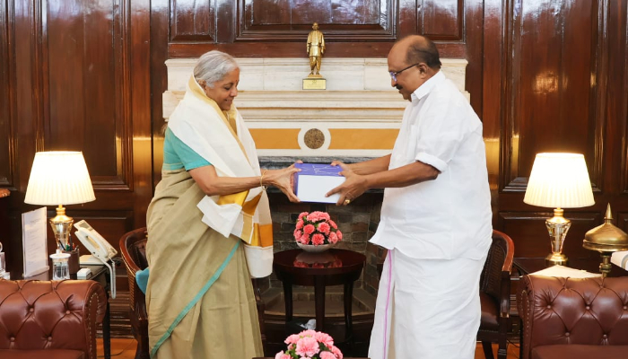 Central government financial aid to wayanad prof KV Thomas meets finance minister Nirmala Seetharaman, 'will decide soon after talking to the Prime Minister'