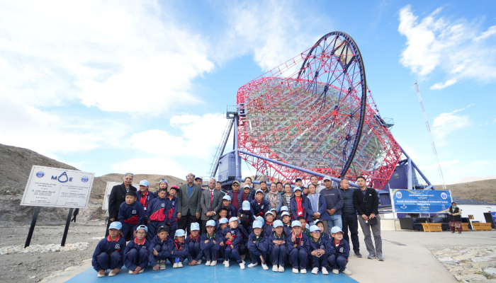 India unveils MACE Asia largest Cherenkov telescope at Hanle Ladakh  