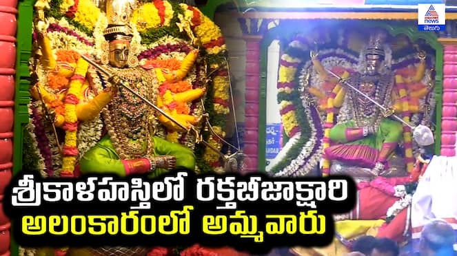 Devi Navratri Brahmotsavam at Srikalahasteeshwara Temple