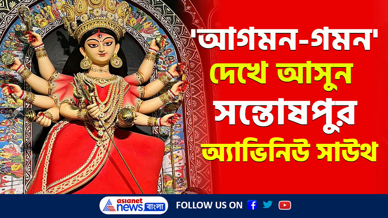 Durga Puja 2024 : 'আগমন-গমন' এক অনন্য ভাবনায় সেজেছে সন্তোষপুর অ্যাভিনিউ সাউথের পুজো