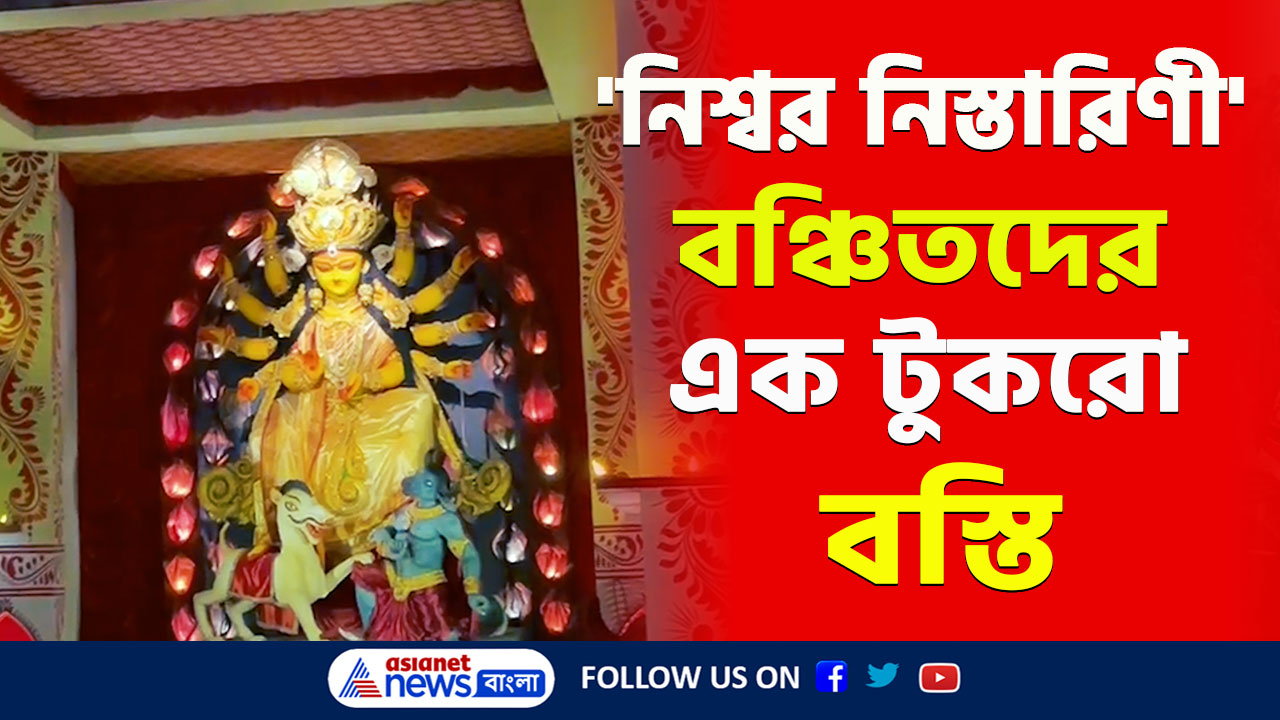 Durga Puja 2024 : যোধপুর পার্কের 'নিশ্বর নিস্তারিণী' কলকাতার বুকে বঞ্চিতদের এক টুকরো বস্তি