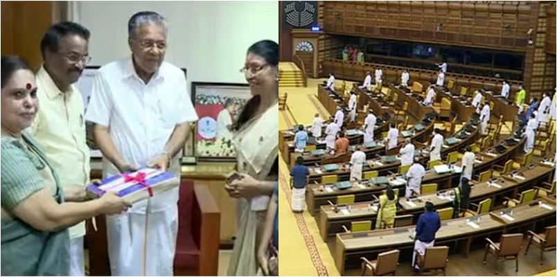 opposition to raise hema committee report in assembly