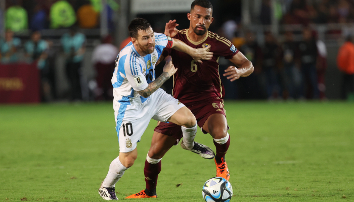 football FIFA World Cup 2026 qualifier: Venezuela holds Argentina, Brazil edge past Chile scr