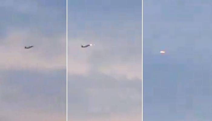 Israel IDF intercepts drone over Ashkelon after alarm sounds; dramatic moment caught on camera (WATCH) snt