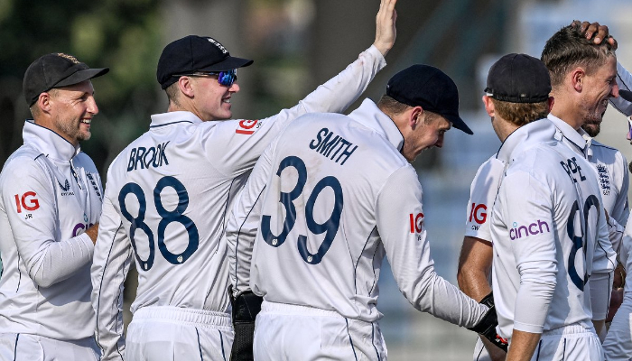 cricket England thrash Pakistan by innings and 47 runs despite 500+ first innings score by hosts in 1st Test scr