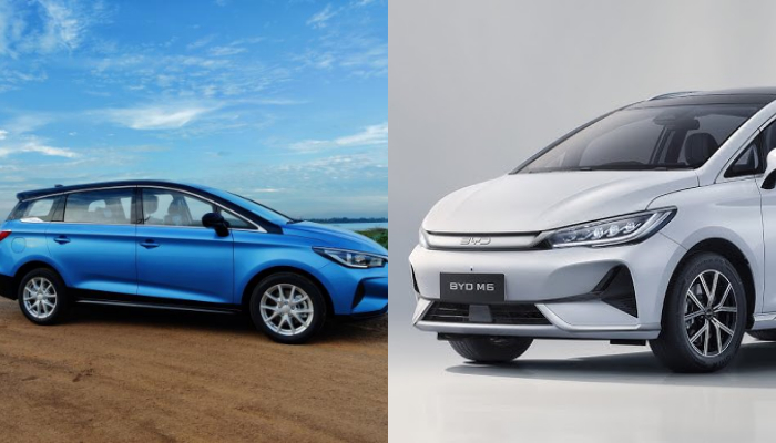 Difference between BYD eMax 7 and BYD e6