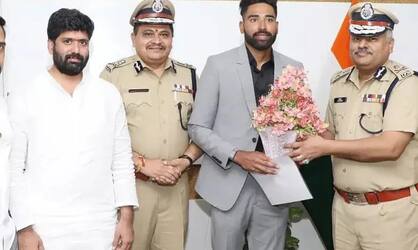 Mohammed Siraj who took over as Telangana DSP from Today rsk