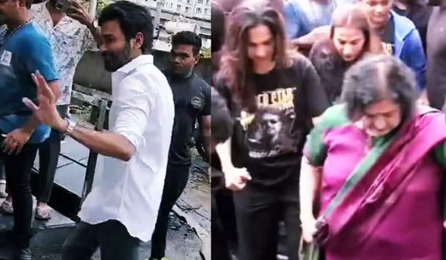 Dhanush watches Vettaiyan on first day in same theatre as Aishwarya Rajinikanth gvd