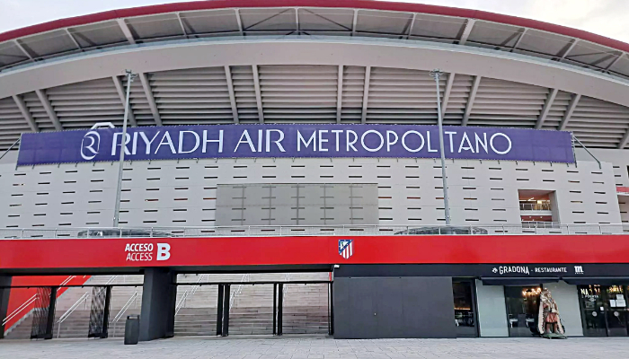 Atletico Madrid stadium changed its name to Riyadh Air Metropolitano