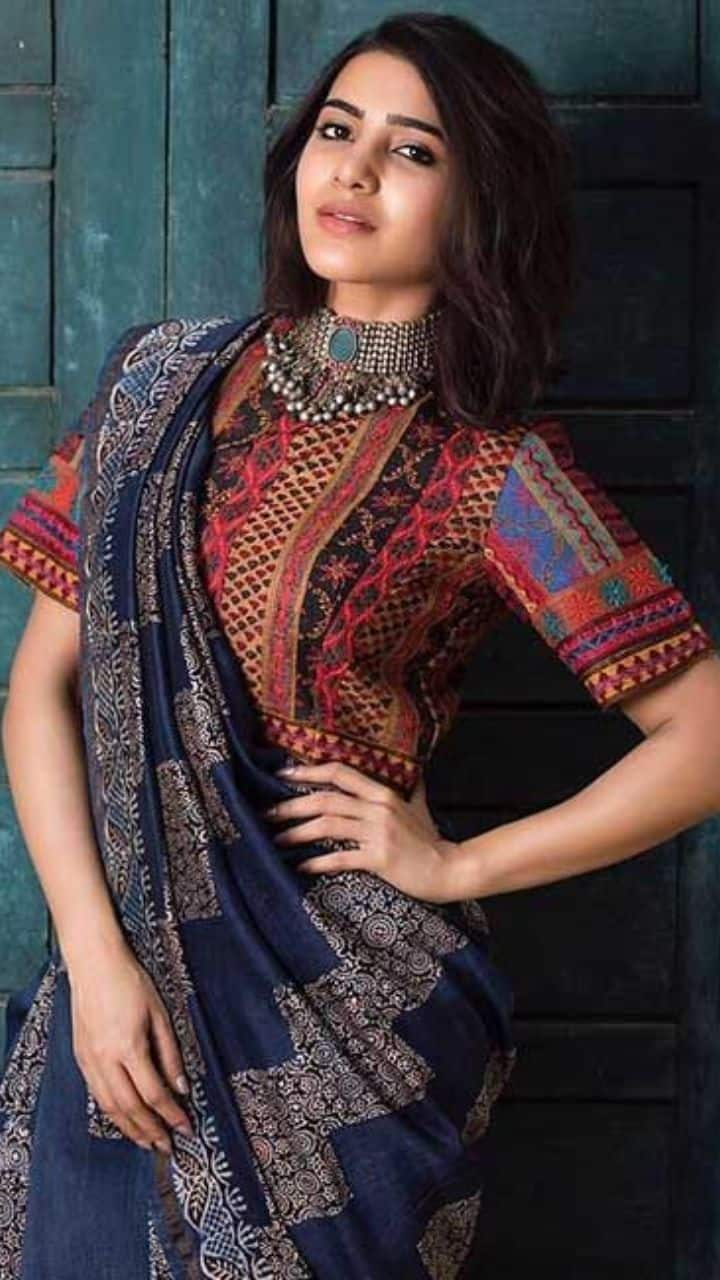 5 Stylish Blouse Designs for Your Ajrakh Saree rav