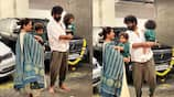 Nayanthara and vignesh shivan celebrated Vijayadashami with workers ans