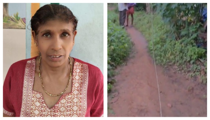 dumb woman died shock from a broken electric line in Kannur