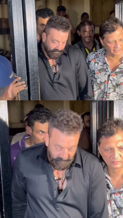 Sanjay Dutt looked saddened