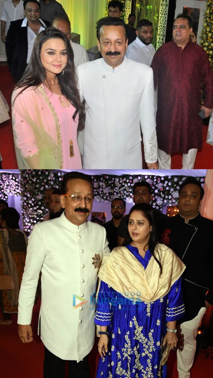 Preity Zinta and Nagma graced Baba Siddiqui's Iftar party.