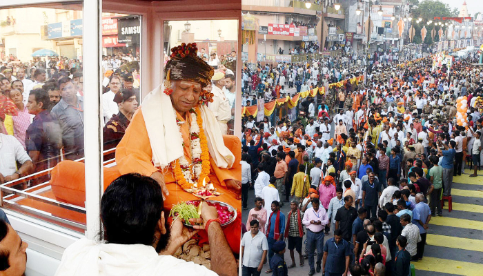 Vijayadashami procession led by CM Yogi Adityanath brings communities together in Gorakhpur anr