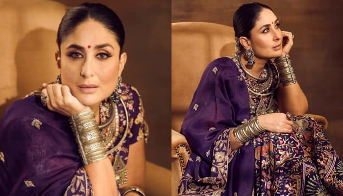 Kareena Kapoor Khan displays 'Royality' as she looks stunning in purple lehenga RKK