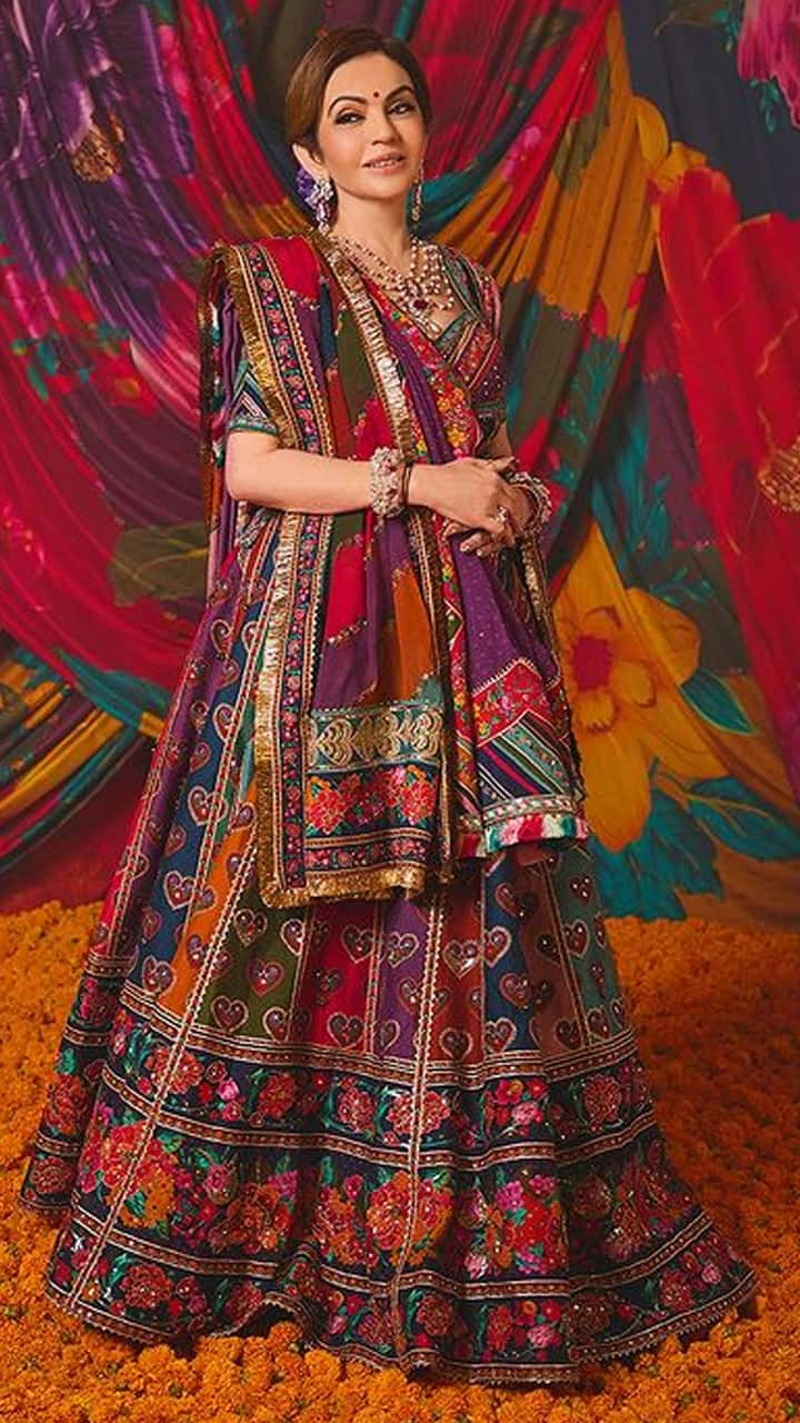 Nita Ambani-inspired lehenga designs: Best gifts for Karwa Chauth 2024 NTI