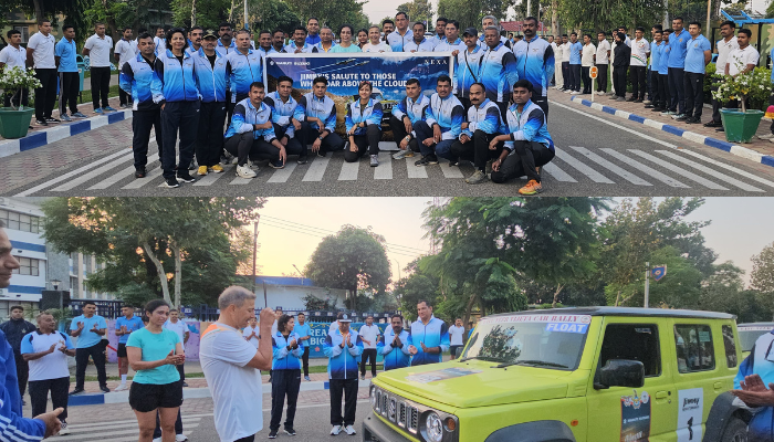 Students from Arunachal Pradesh to welcome IAF UWM car rally at Dehradun gcw