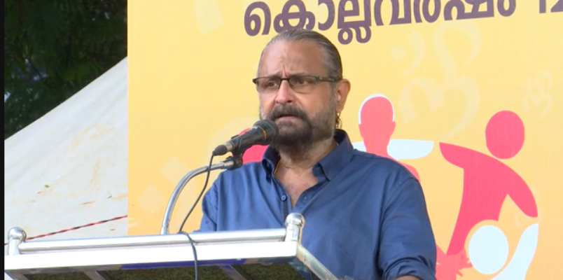 Music director Ousepachan on the RSS program in thrissur