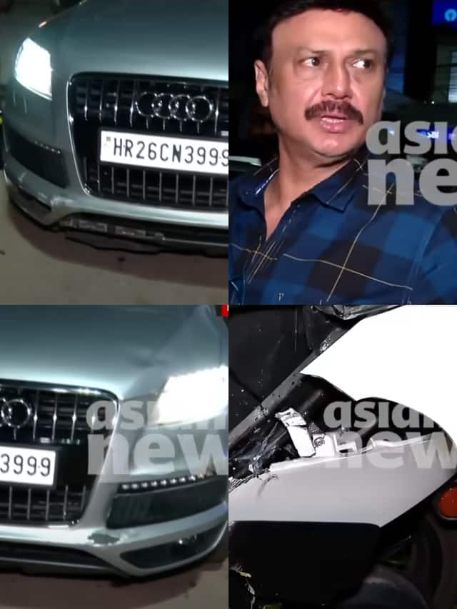 Audi Q7 the favorite car which drive Malayalam actor Baiju Santhosh  hit on two wheeler