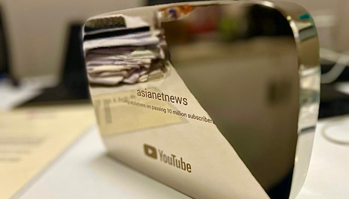 Asianet News Achieves Major Milestone: First Malayalam News Channel with 10 Million YouTube Subscribers GVR